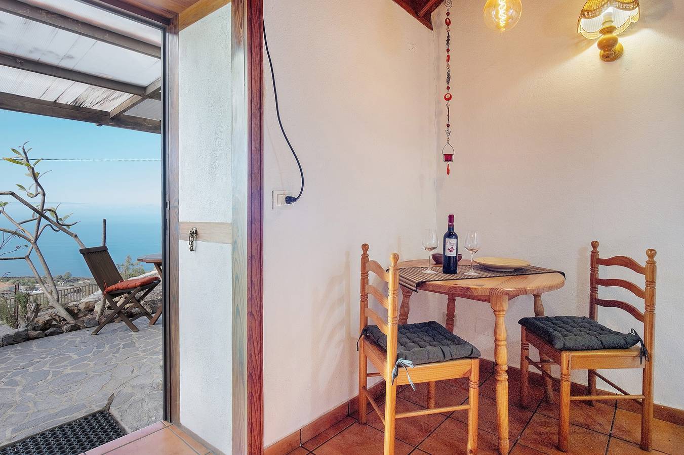 Apartment 'Casa La Podona- A' with Sea Views and Shared Terrace in Jedey, Los Llanos de Aridane