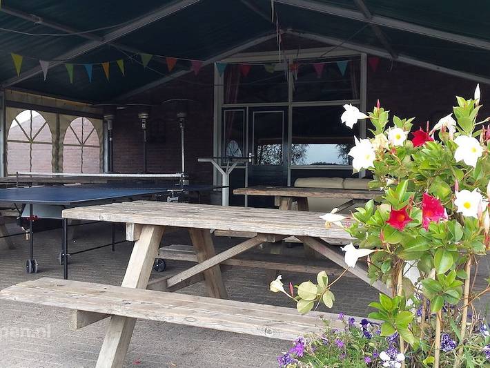 Glamping voor 38 personen, met balkon/terras en terras in Drenthe