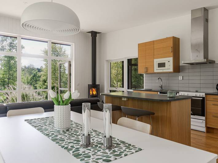 Ferienhaus für 6 Personen, mit Terrasse und Garten sowie Sauna und Seeblick in Blekinge - 4