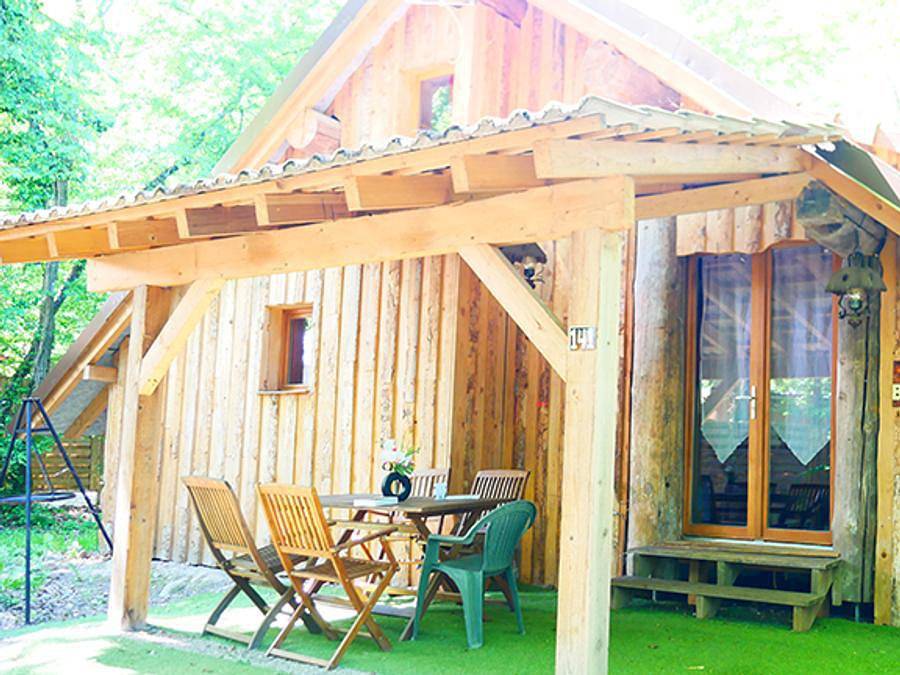 Camping Les Castors - Chalet 5 persons - Log cabin Small 5 pers in Burnhaupt-le-Haut, Thann region