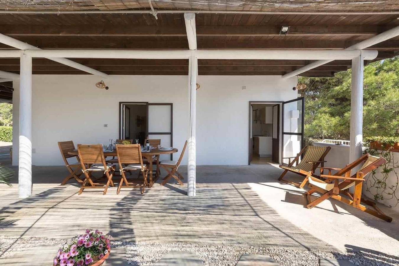 Ferienhaus für 5 Personen mit Terrasse in Leuca, Castrignano del Capo