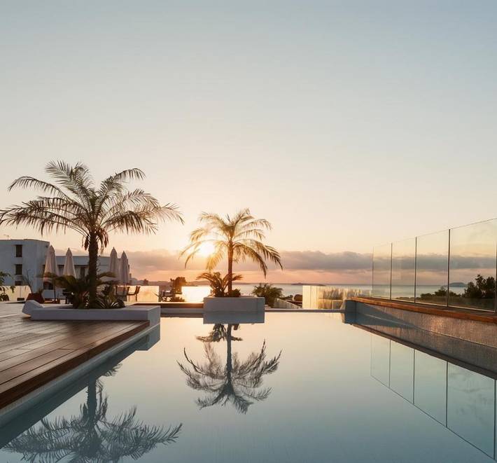 Hotel for 2 people, with pool and view as well as garden - 1
