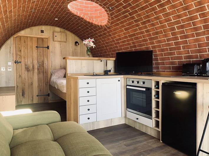 Glamping für 4 Personen, mit Garten und Ausblick in Großbritannien - 2
