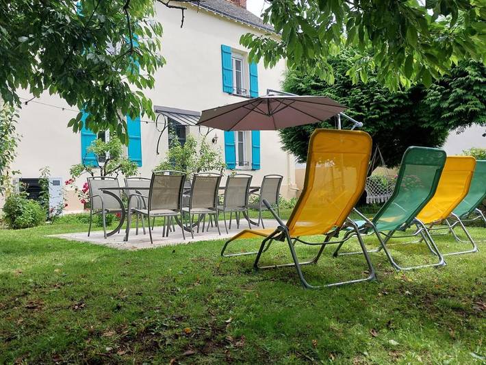 Maison de vacances pour 10 personnes, avec jardin