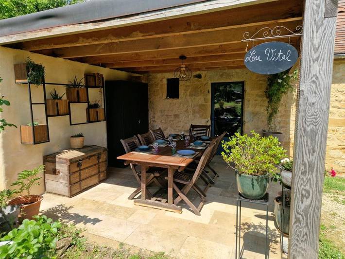 Location de vacances pour 6 personnes, avec vue et jardin à Audrix - 4