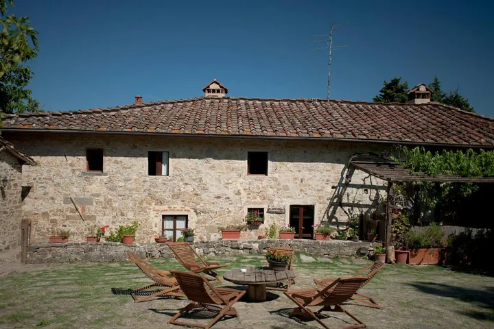 Monolocale per 4 persone, con giardino e piscina nonché panorama - 1