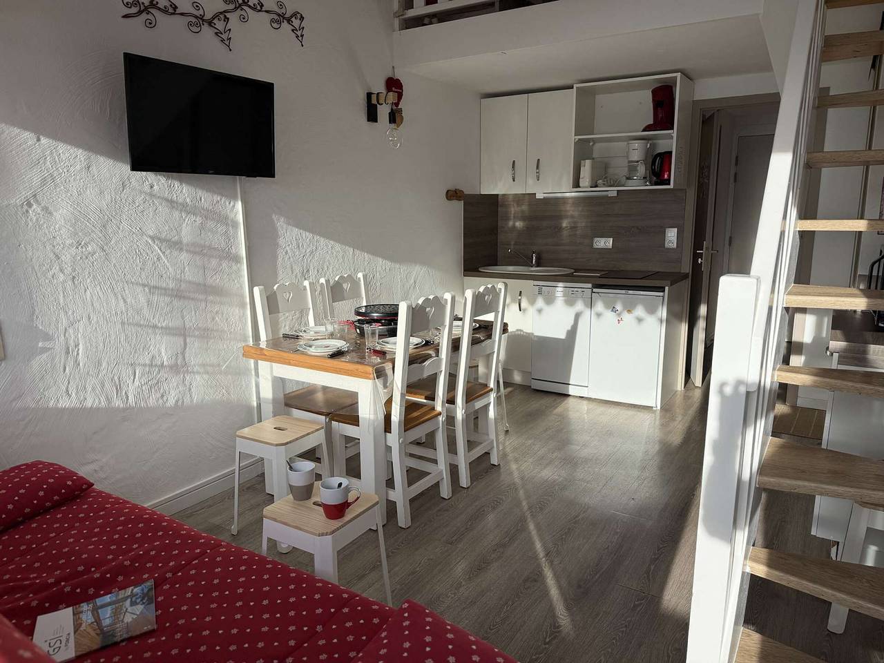 Appartamento intero, Studio in Les Saisies 6 pers. near shops, south-facing balcony in Les Saisies, Albertville e dintorni
