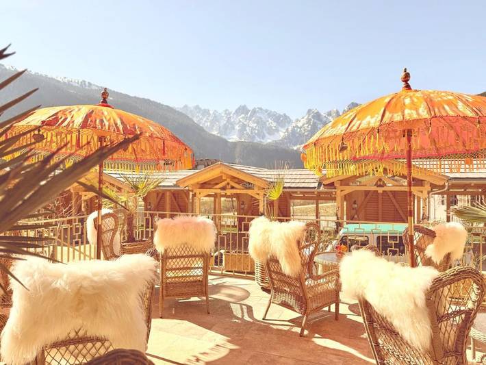 Apartmenthotel für 2 Personen, mit Sauna und Ausblick sowie Terrasse, mit Haustier - 1