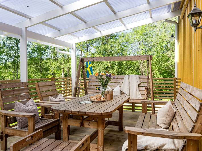 Ferienhaus für 6 Personen, mit Terrasse und Garten in Hylte - 3