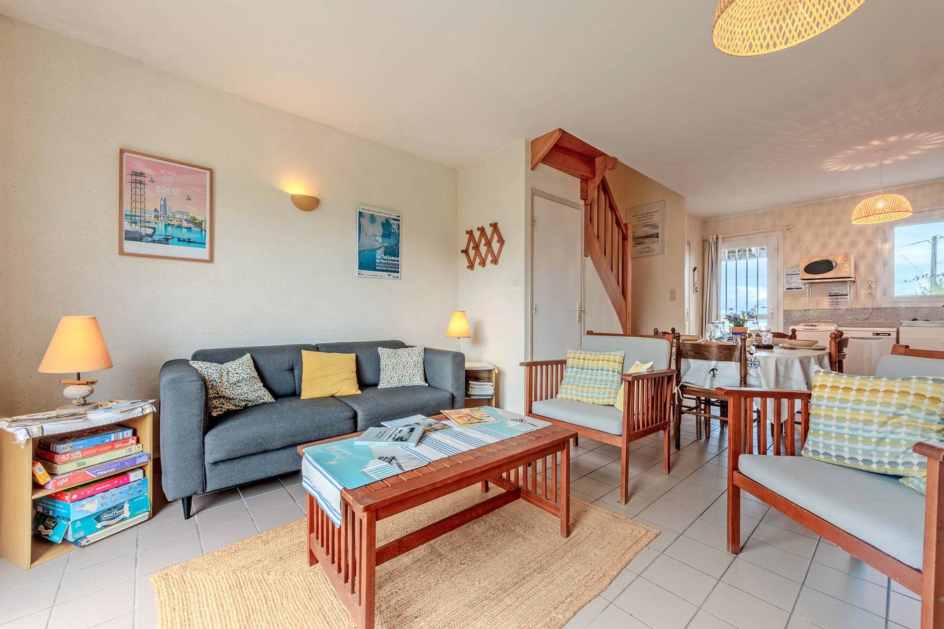 Maison de Vacances 'Ty Per - Les Gîtes Marins Des Abers' avec Vue sur Mer, Terrasse Privée et Wi-Fi in Plouguerneau, Région de Brest