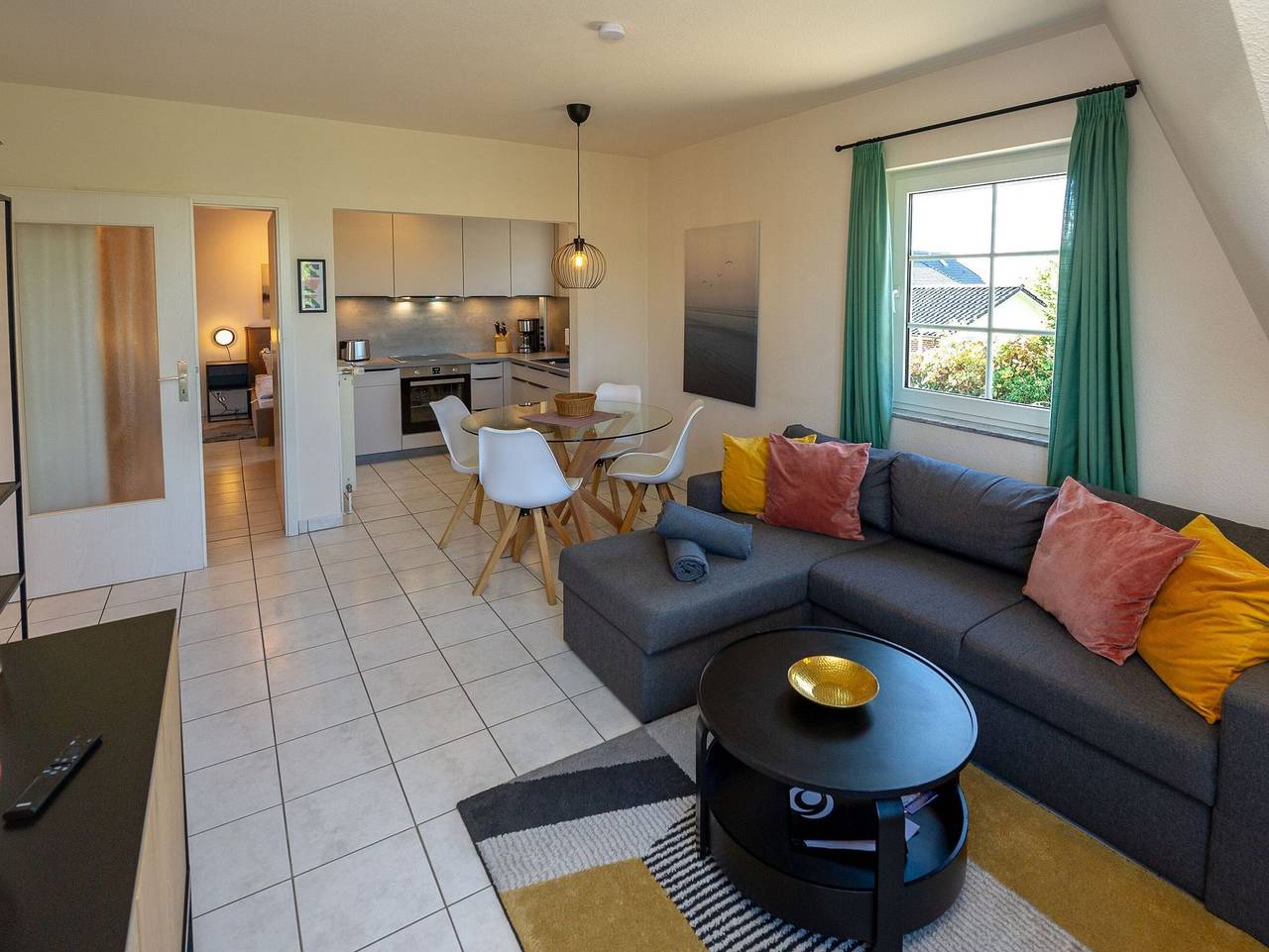 Ganze Ferienwohnung, Reethaus Boddenblick Alt Reddevitz | Wohnung 16 in Alt Reddevitz, Mönchgut