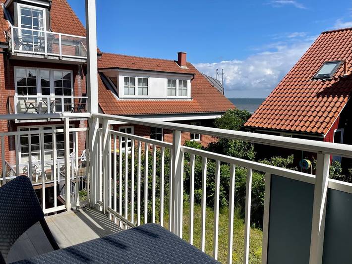 Ferienwohnung für 2 Personen, mit Meerblick und Balkon auf Amrum