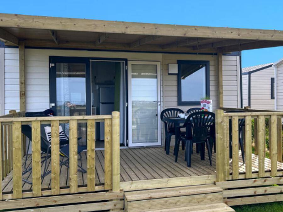 Flower Camping Omaha Beach - Mobilhome 4 personas - Nuevo 2024 Confort 20m² (1 dormitorio) + Terraza in Omaha Beach, Vierville-sur-Mer