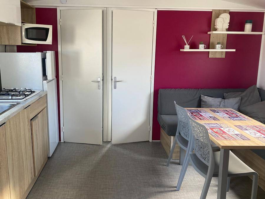 Camping Les Cytises - Mobilheim 4 personen - Komfort-Mobilheim – 2 Schlafzimmer, Rapidhome in Isques, Boulogne-sur-Mer und Umgebung