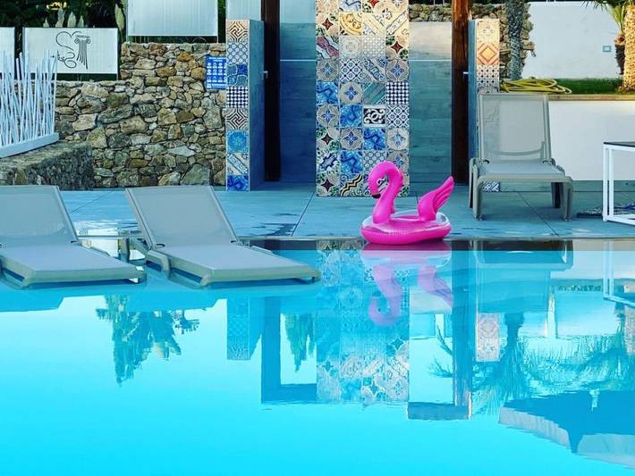 Appartamento per 4 persone, con Balcone/Terrazza e Terrazza nonché Giardino e Piscina a Balestrate