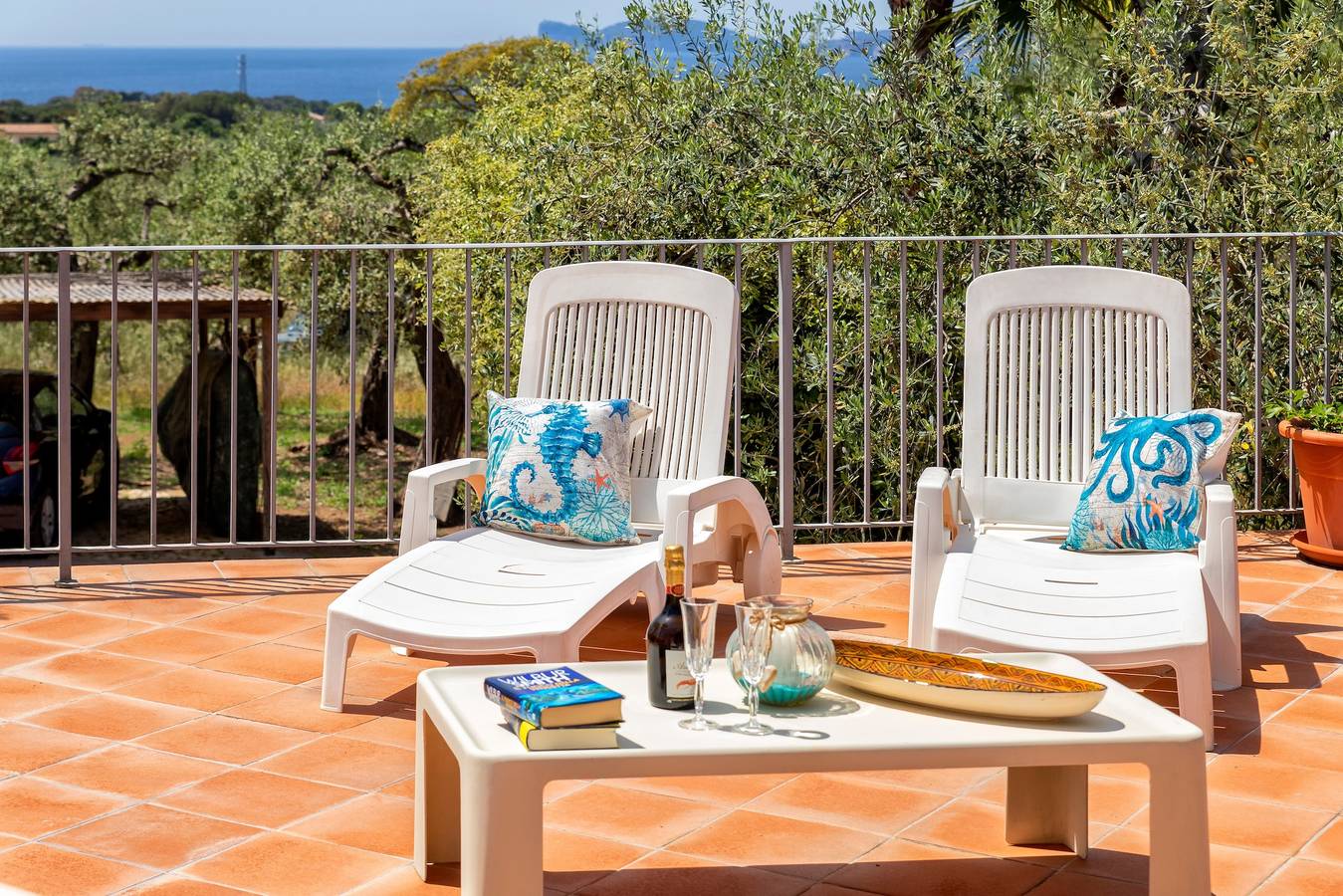 Villa för 4 Personer med trädgård in Alghero, Sassari provins
