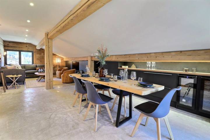 Gîte pour 8 personnes, avec balcon à Montriond - 3