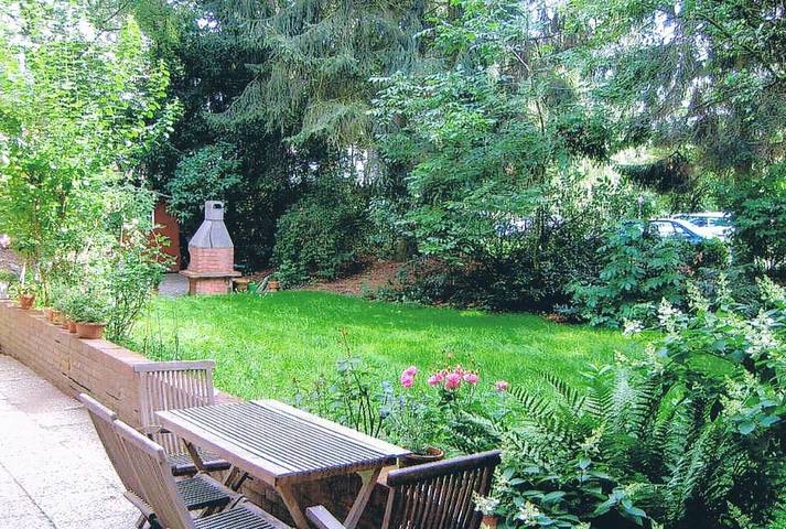 Vakantieappartement voor 2 personen, met tuin en terras in Hamburg