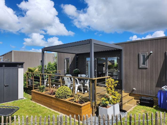 Camping pour 6 personnes, avec terrasse et piscine à Jullouville