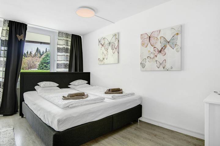 Studio für 3 Personen, mit Kinderpool und Sauna