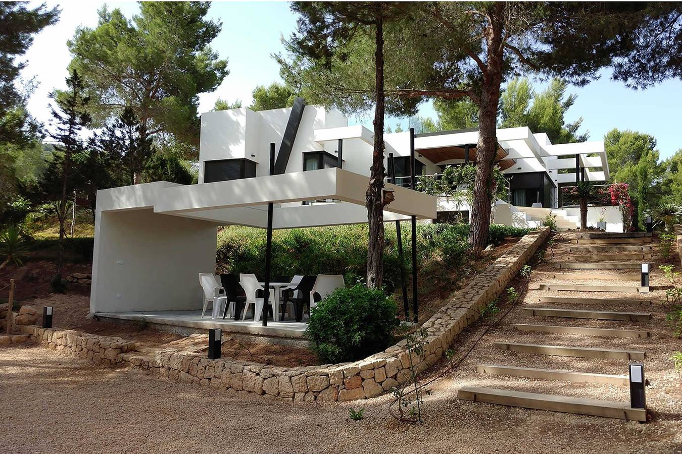Villa Roja in Cala Tarida, Sant Josep de sa Talaia