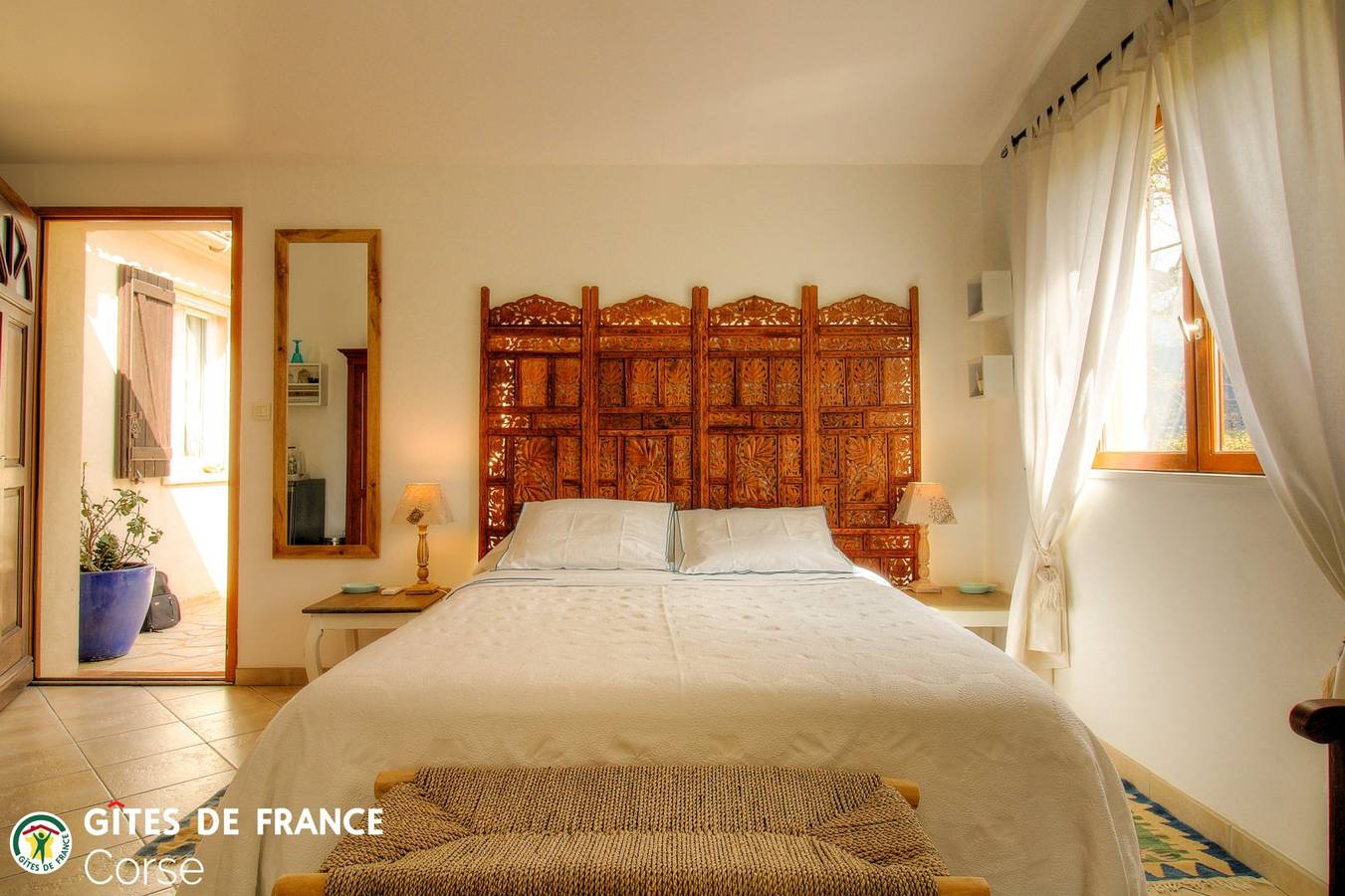 Chambre d’hôtes Les Mimosas calme et spacieuse proche d’Ajaccio - Chambre in Sarrola-Carcopino, Région d'Ajaccio