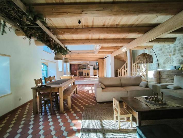 Maison de vacances pour 8 personnes, avec jardin et vue, animaux acceptés