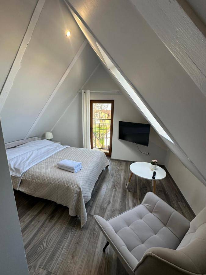 Apartament wakacyjny dla 4 osób, z Taras i Ogród oraz Widok w Kuźnica