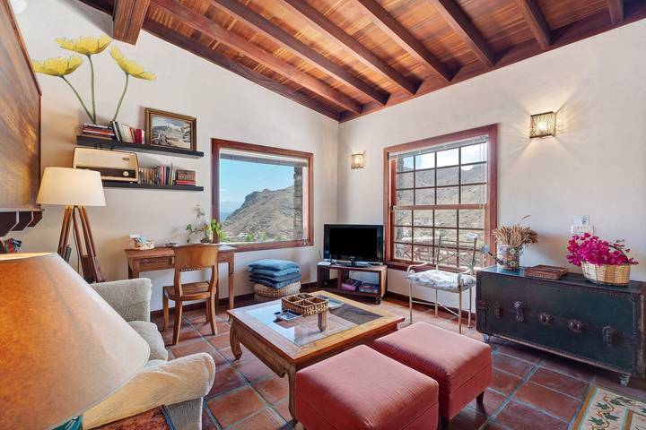 Feriehus for 2 personer med have in El Tabaibal, Hermigua