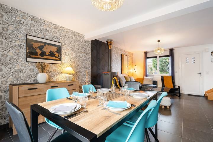 Ferienhaus für 10 Personen, mit Whirlpool und Garten