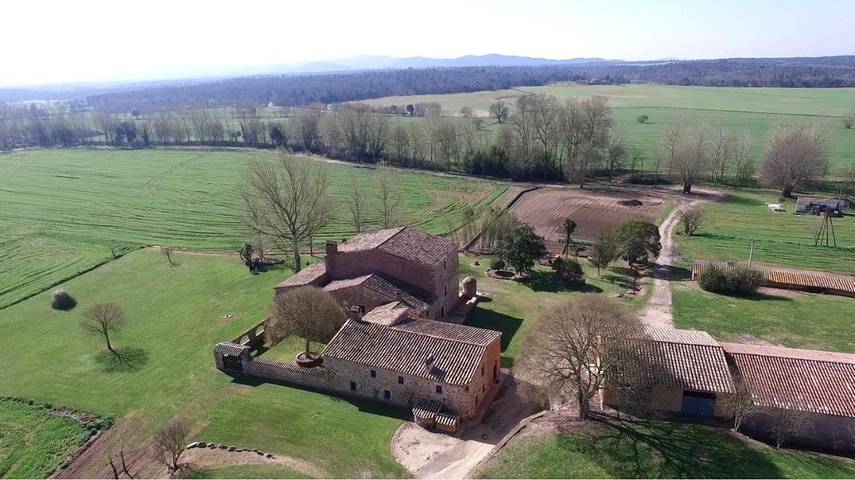 Casa rural para 12 personas, con Terraza y Jardín además de Piscina y Vistas en Caldas de Malavella