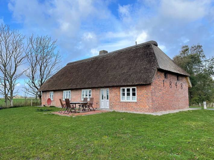 Ferienhaus für 6 Personen, mit Terrasse und Garten sowie Sauna und Ausblick in Emmelsbüll-Horsbüll