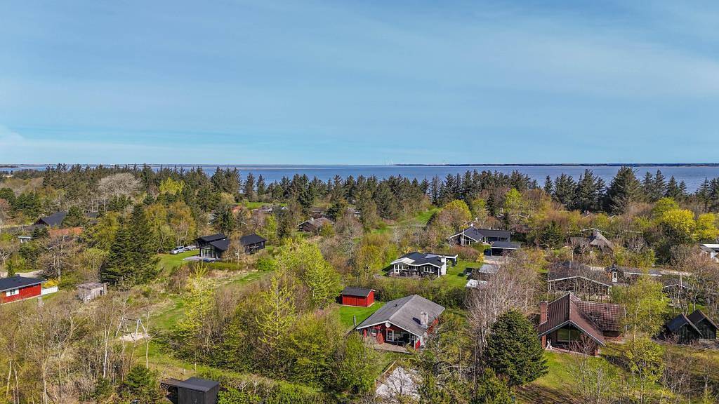 Ferienhaus mit Kaminofen und überdachter Terrasse in Nørhede Vest, Ulfborg