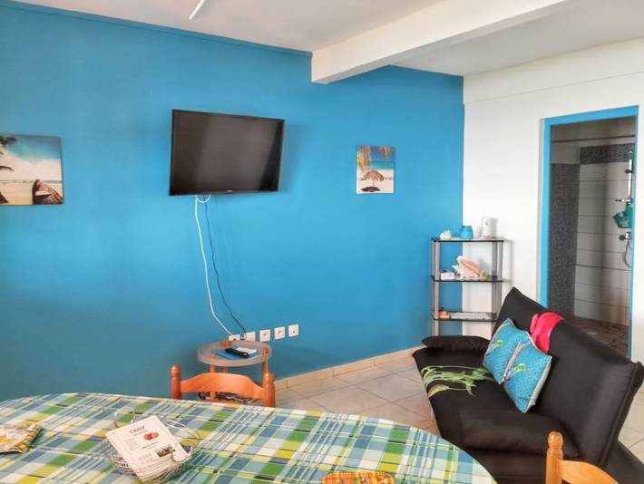 Location de vacances pour 4 personnes, avec terrasse à Bouillante