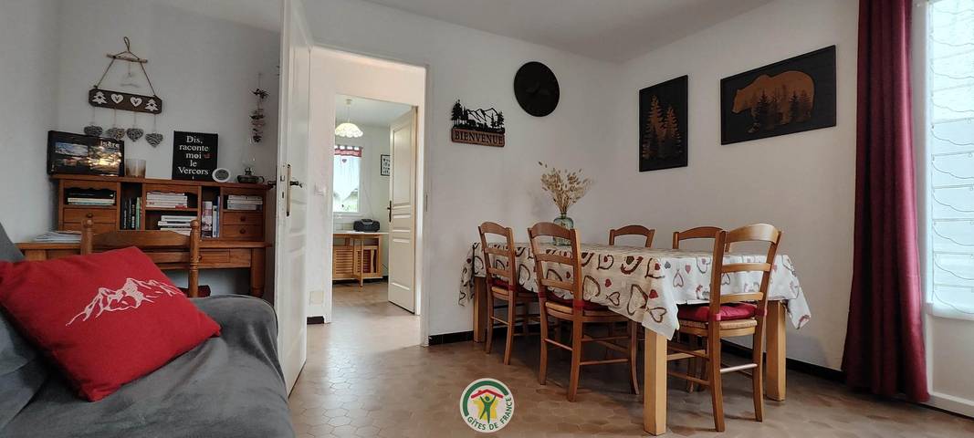 Gîte pour 5 personnes, avec terrasse et jardin, animaux acceptés à Lans-en-Vercors - 3