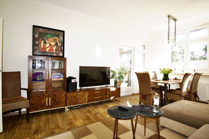 Ferienwohnung für 5 Personen, mit Terrasse und Garten