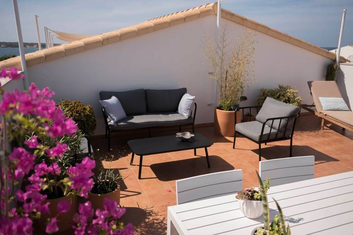 Ferienwohnung für 4 Personen, mit Balkon und Seeblick auf Formentera