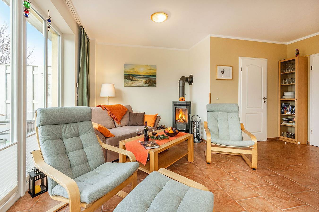 Komfortables Ferienhaus Seeadler in Korswandt, Terrasse und Nähe zum See auf Usedom in Gothensee, Korswandt