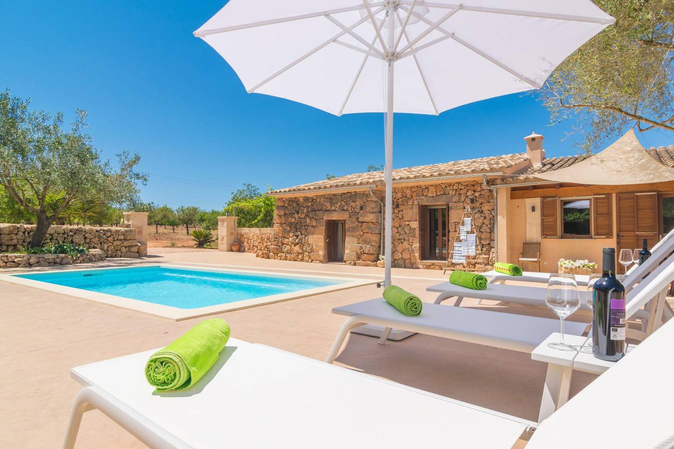 Es Tancat Prim - Ferienhaus mit privaten Pool in Algaida. Wifi gratis in Algaida, Mallorca Inselmitte