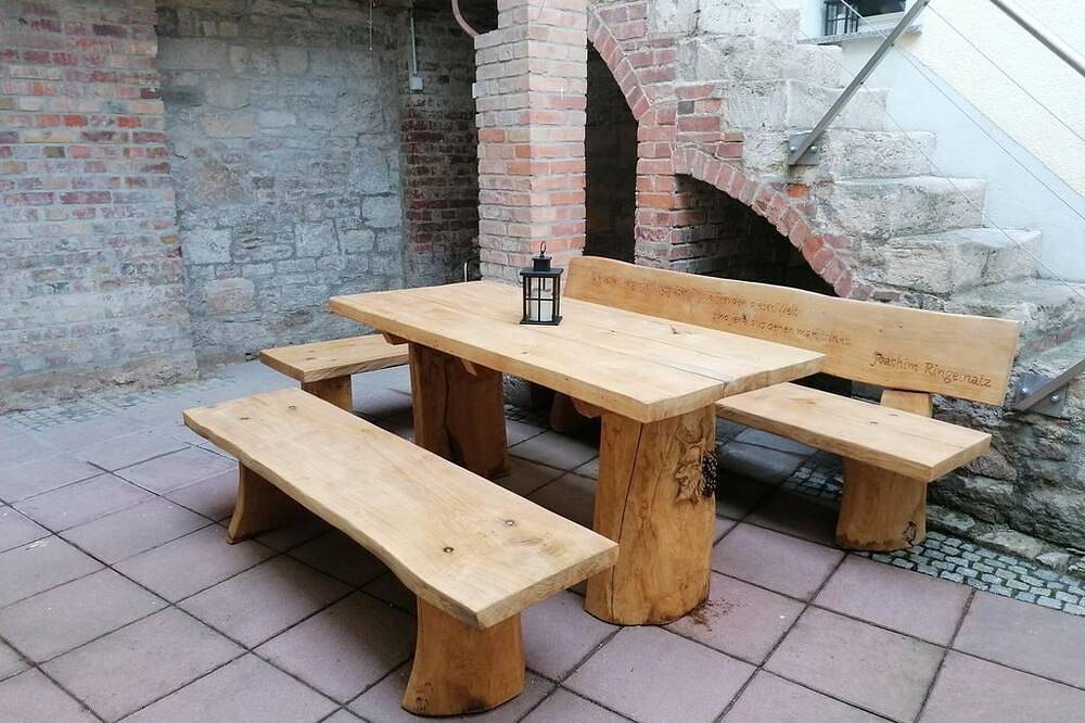 \"Fewo Korbweide\", Bad, Wc - Ferienhaus zur alten Korbmacherei in Freyburg (Unstrut), Saale-Unstrut