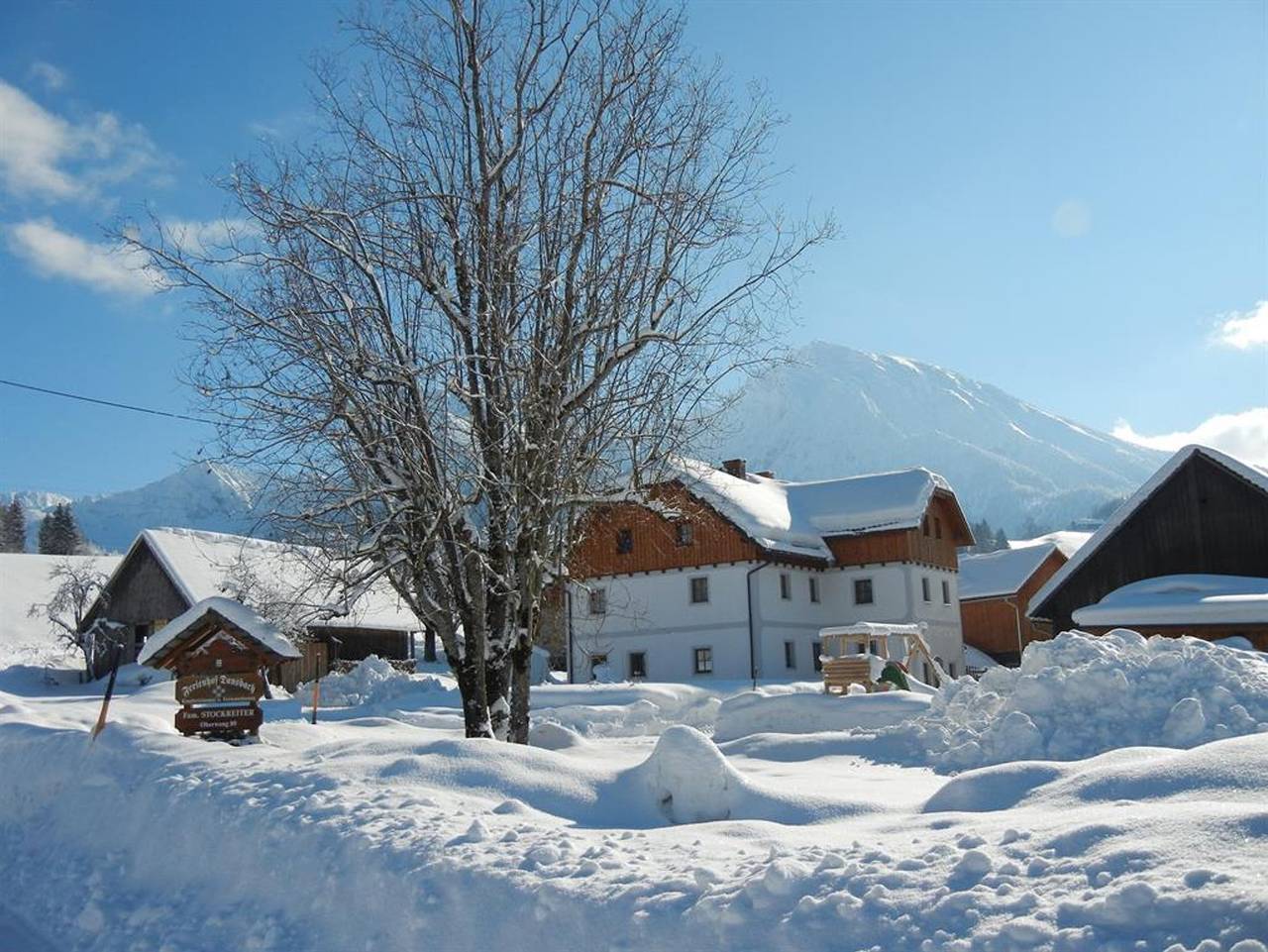 Ganze Ferienwohnung, Bio-Urlaubshof Dansbach - Apartment/2 Schlafräume/Dusche, Wc 22 N in Spital am Pyhrn, Kirchdorf an der Krems (Bezirk)