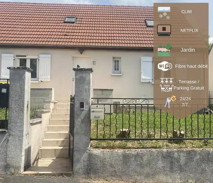 Casa de vacaciones para 6 personas, con jardín y terraza - 1