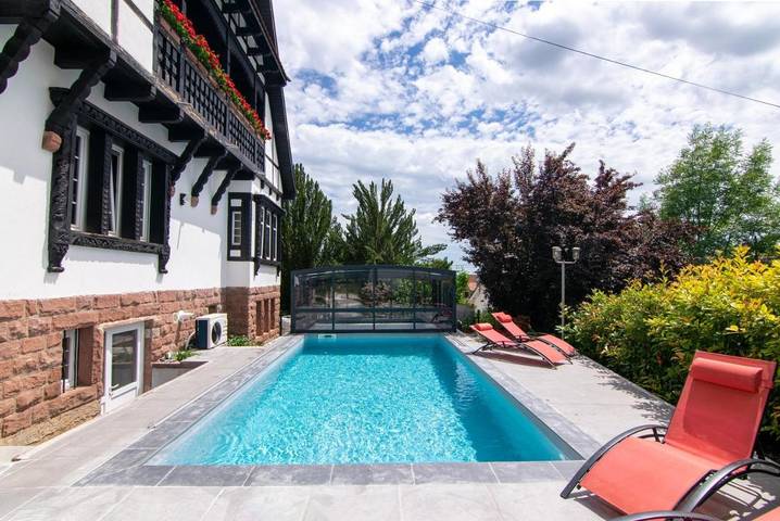 Chambre d’hôte pour 2 personnes, avec Terrasse ainsi que Jardin et Piscine à Obernai