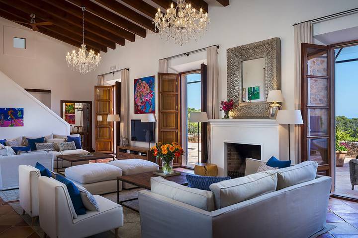 Chalet para 8 personas con balcón in Port des Canonge, Bañalbufar