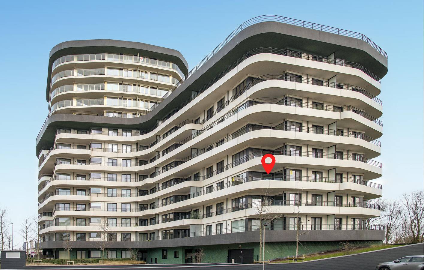 Apartamento vacacional entero, Apartamento de vacaciones para 8 personas con terraza in Ciudad de Ostende, Ostende