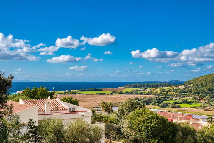 Appartamento Petit Paradis in Son Bou mit privatem Pool und Meerblick in Sant Jaume, Alaior Gemeinde