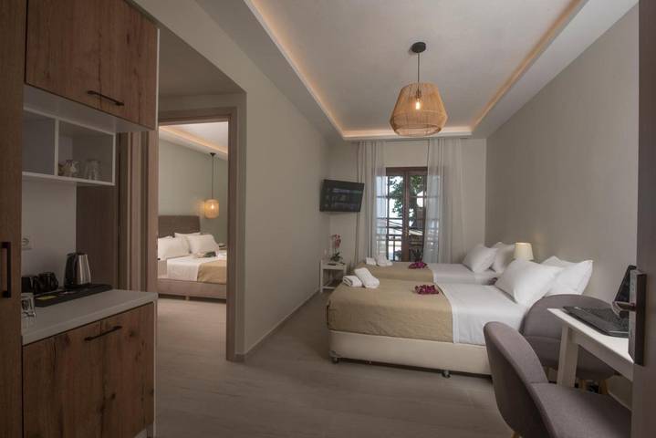 Appart’hôtel pour 3 personnes, avec Balcon et Terrasse ainsi que Jardin et Vue dans Zagora