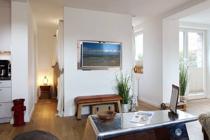 Ganze Wohnung, 1-Raum Appartement im Eg mit ca. 42 m² Nutzfläche für bis zu zwei Personen in Westerland, Sylt (Gemeinde)