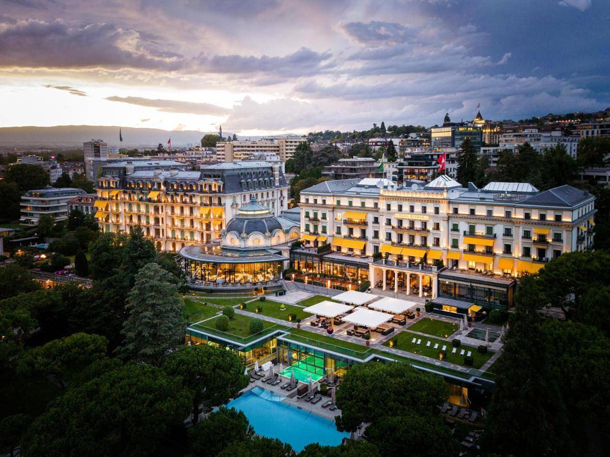 Beau-Rivage Palace in Lausanne, Lac Léman