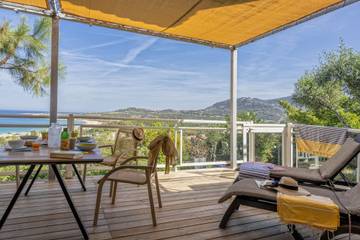 Gîte pour 4 personnes, avec terrasse à Algajola